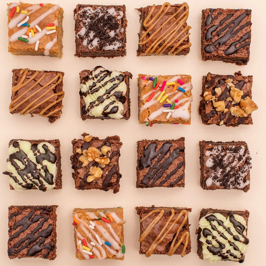 One Dozen Gooey Gourmet Brownies - Your Choice